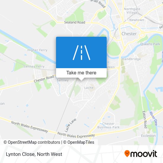 Lynton Close map