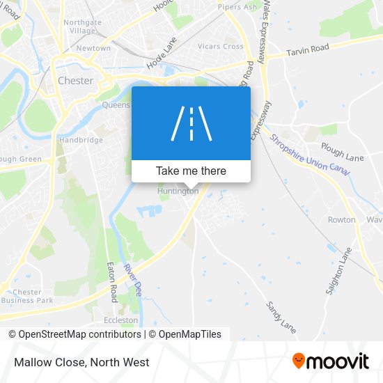Mallow Close map