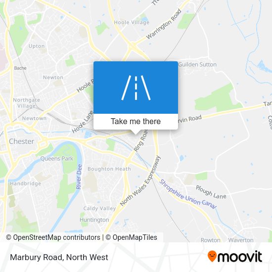 Marbury Road map
