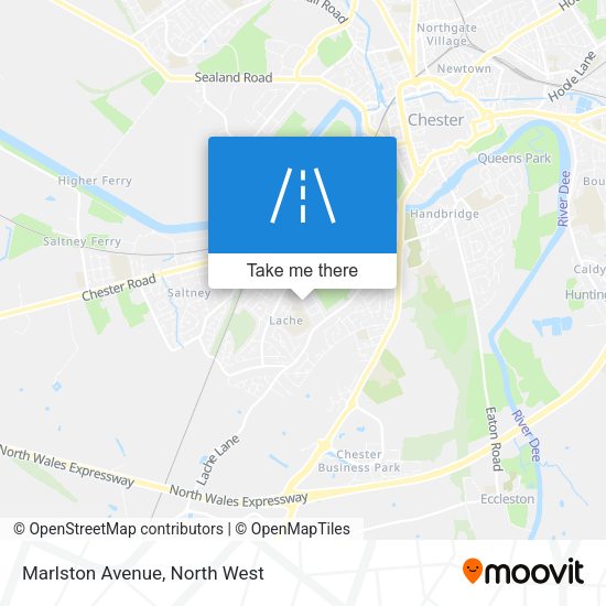 Marlston Avenue map