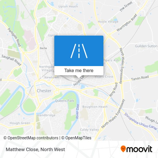 Matthew Close map