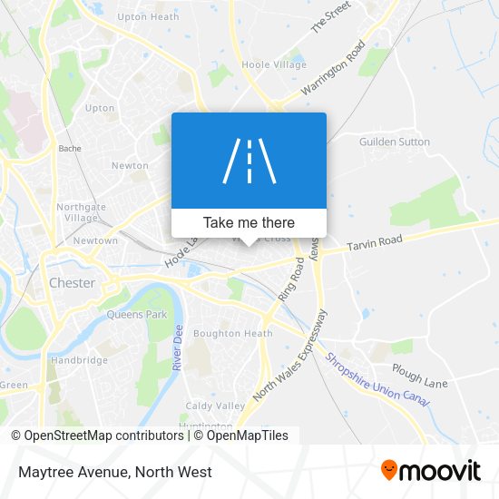 Maytree Avenue map