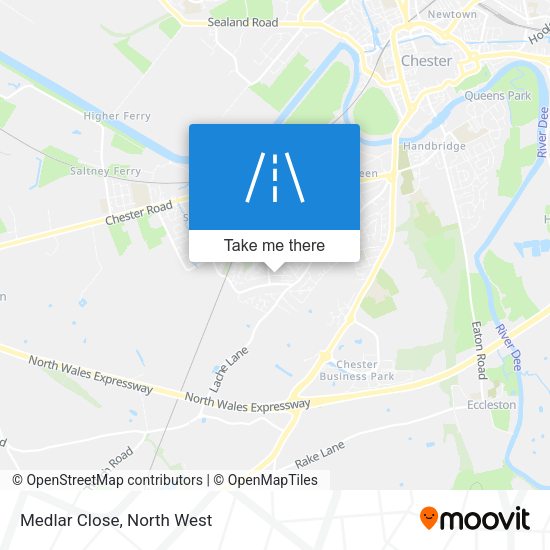 Medlar Close map
