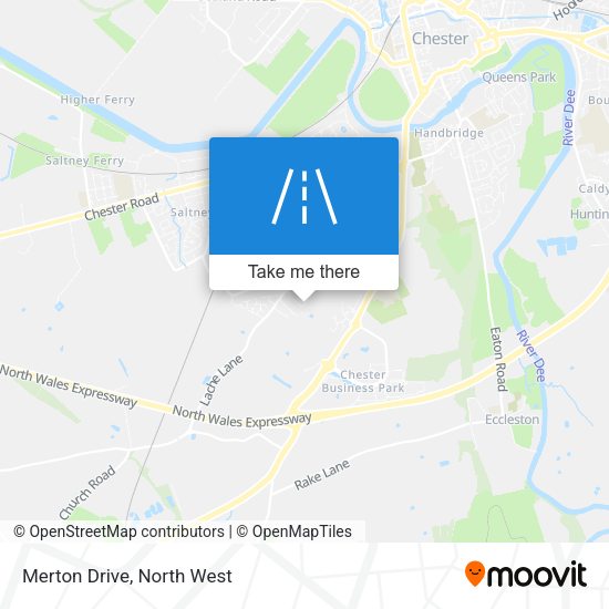 Merton Drive map