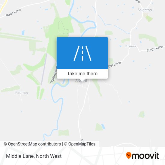 Middle Lane map