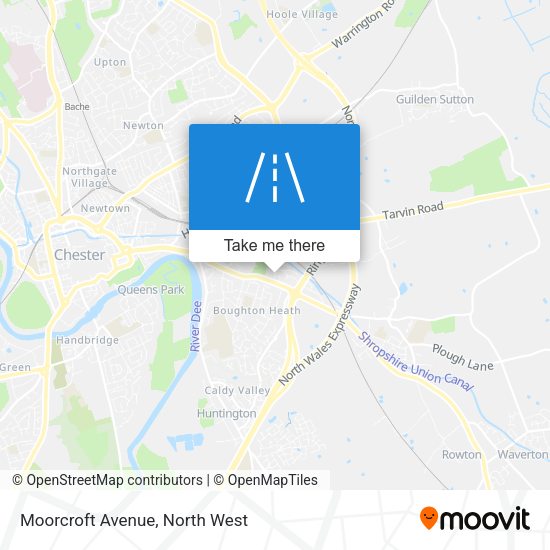 Moorcroft Avenue map