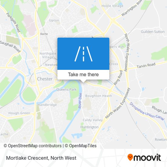 Mortlake Crescent map