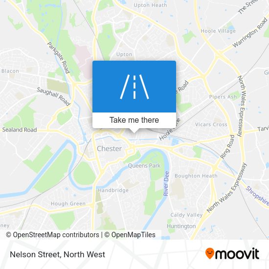 Nelson Street map
