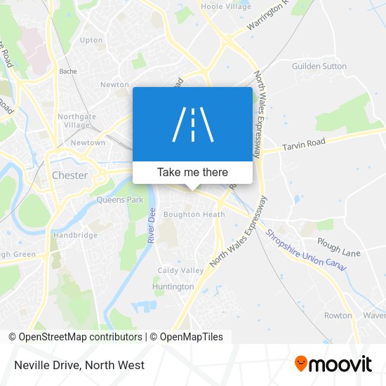 Neville Drive map