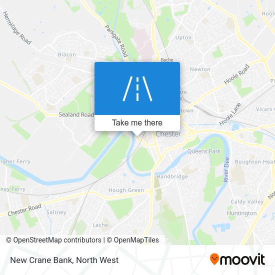 New Crane Bank map