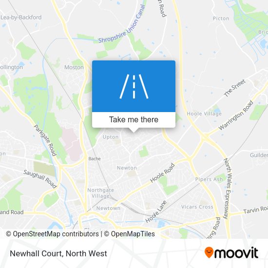 Newhall Court map