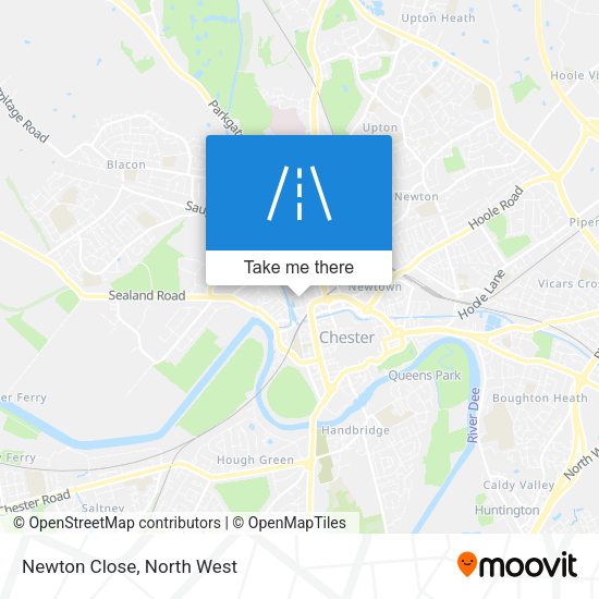 Newton Close map