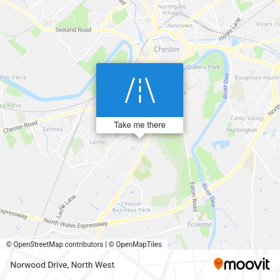 Norwood Drive map