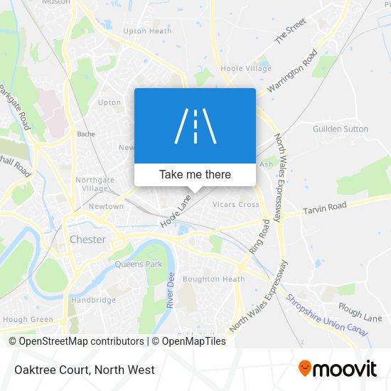 Oaktree Court map
