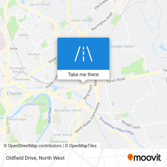Oldfield Drive map
