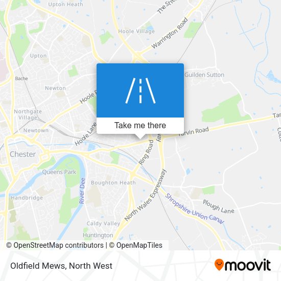 Oldfield Mews map