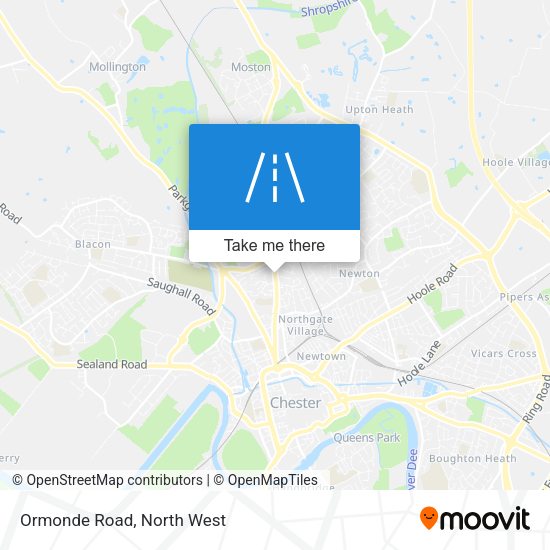 Ormonde Road map