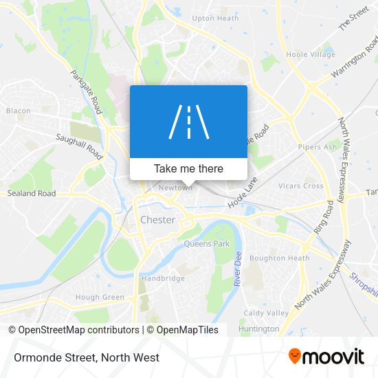 Ormonde Street map