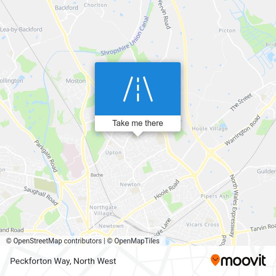 Peckforton Way map