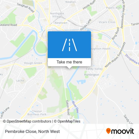 Pembroke Close map