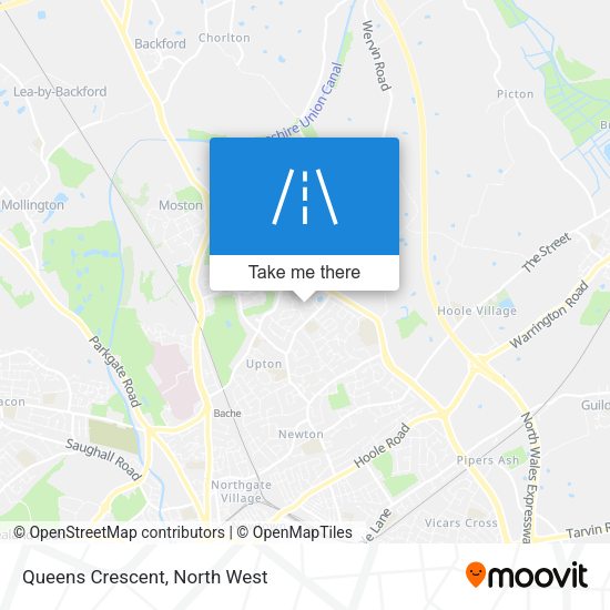 Queens Crescent map