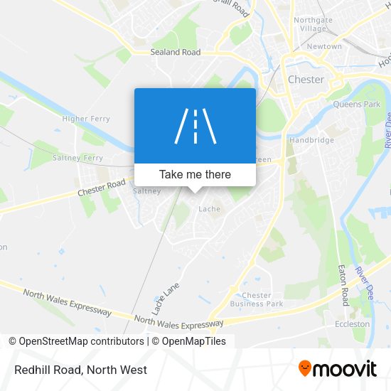 Redhill Road map