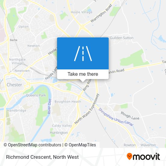 Richmond Crescent map