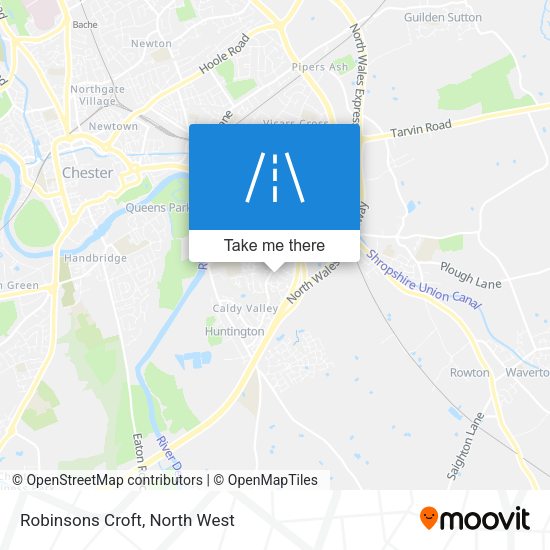 Robinsons Croft map