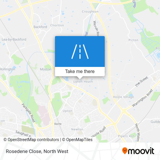 Rosedene Close map