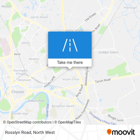 Rosslyn Road map