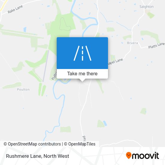 Rushmere Lane map