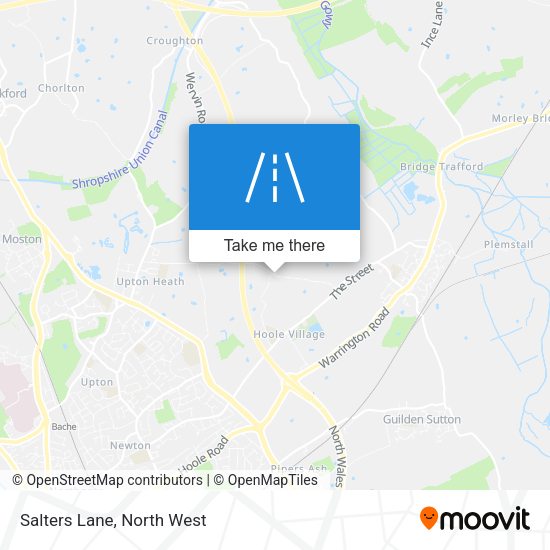Salters Lane map