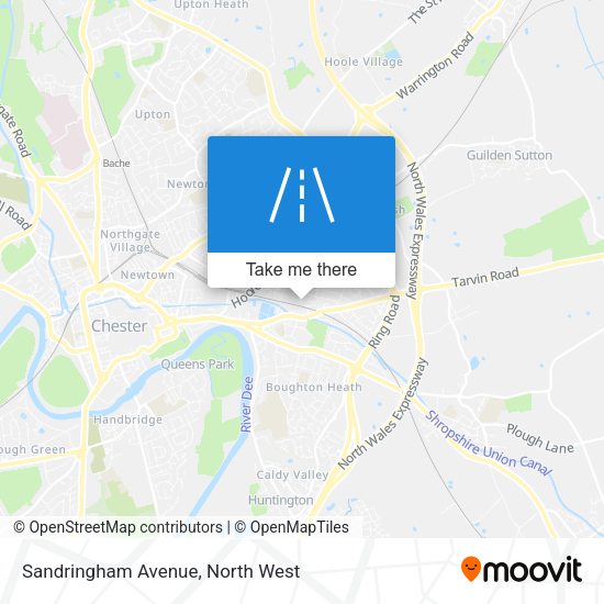 Sandringham Avenue map