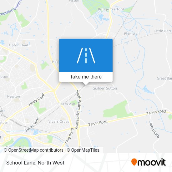 School Lane map