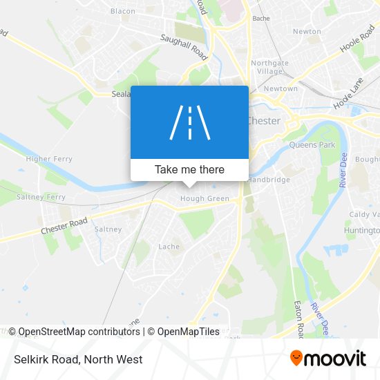 Selkirk Road map