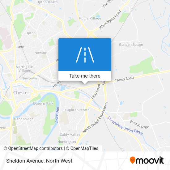 Sheldon Avenue map