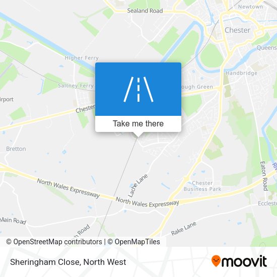 Sheringham Close map
