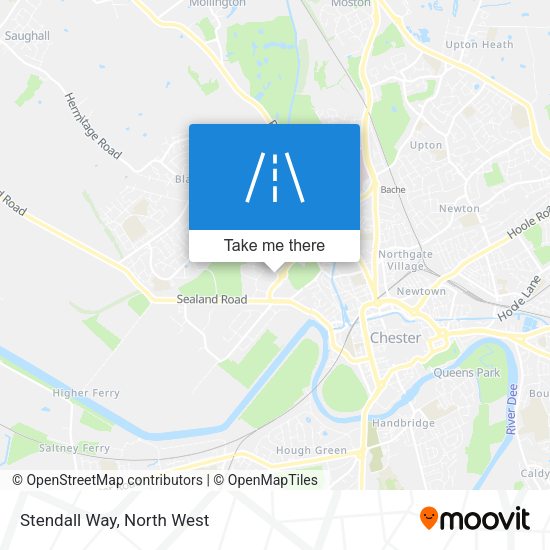 Stendall Way map