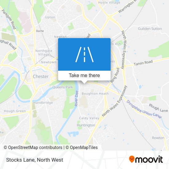 Stocks Lane map