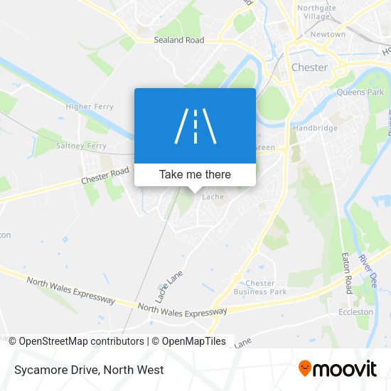 Sycamore Drive map