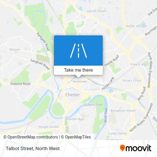 Talbot Street map