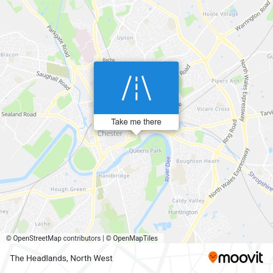 The Headlands map
