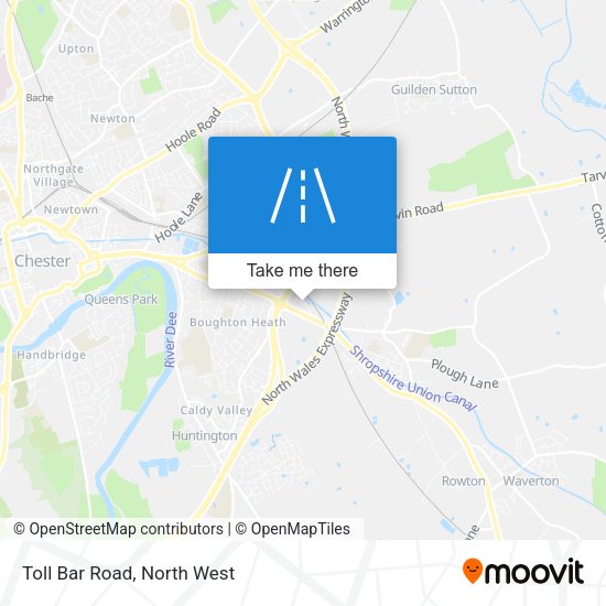 Toll Bar Road map
