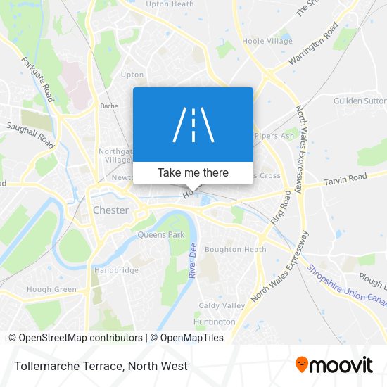 Tollemarche Terrace map