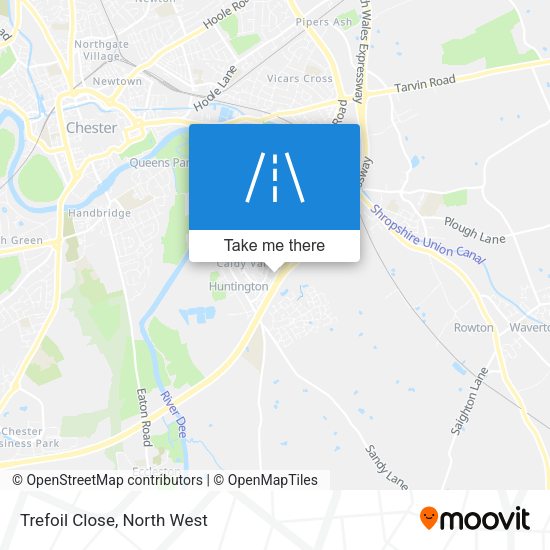 Trefoil Close map