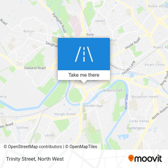 Trinity Street map