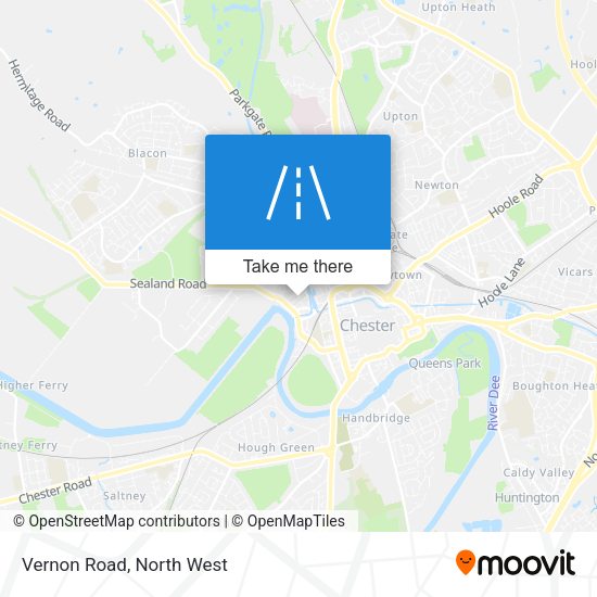 Vernon Road map