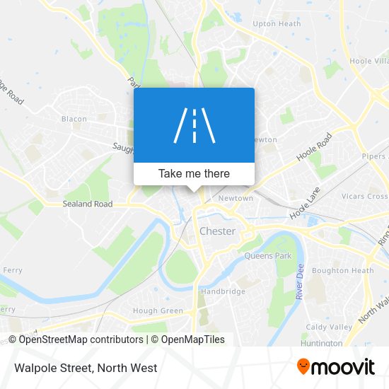 Walpole Street map