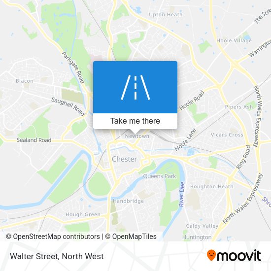 Walter Street map