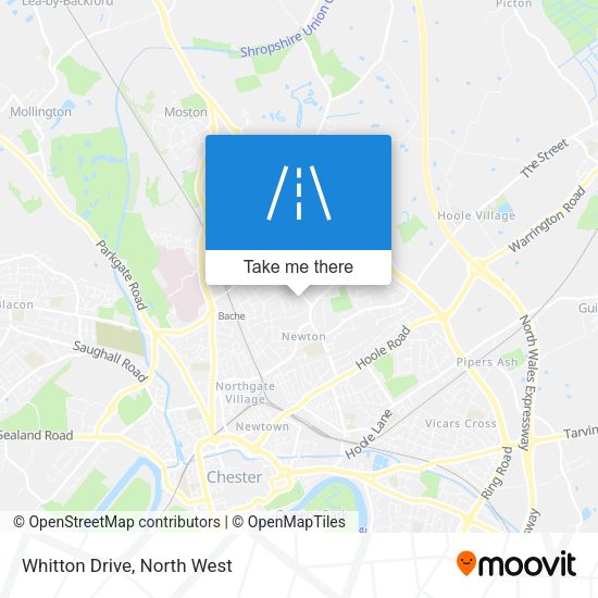 Whitton Drive map